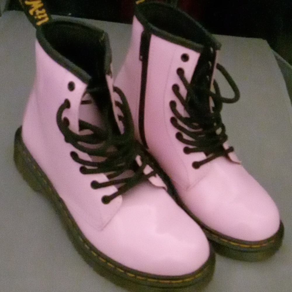 Pink doc martens size 2